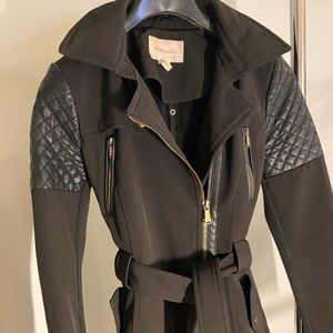 BCBGeneration Black Trench Moto Jacket